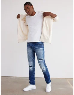 AE AirFlex+ Patched Slim Jean