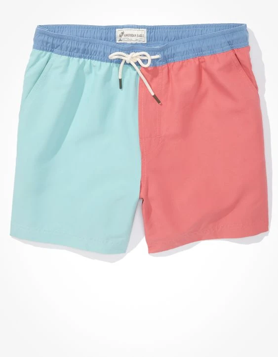 AE 5.5" Colorblock Swim Trunk - Image 3