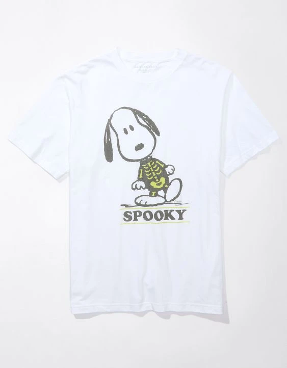 AE Super Soft Snoopy Halloween Graphic T-Shirt - Image 3
