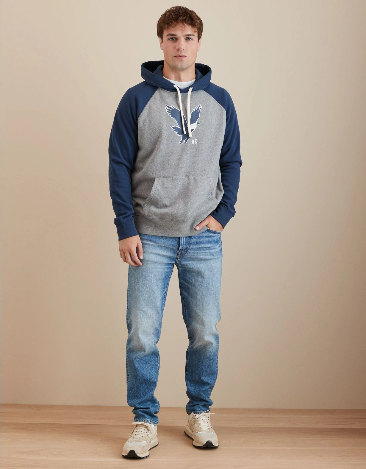 AE Super Soft Graphic Raglan Hoodie