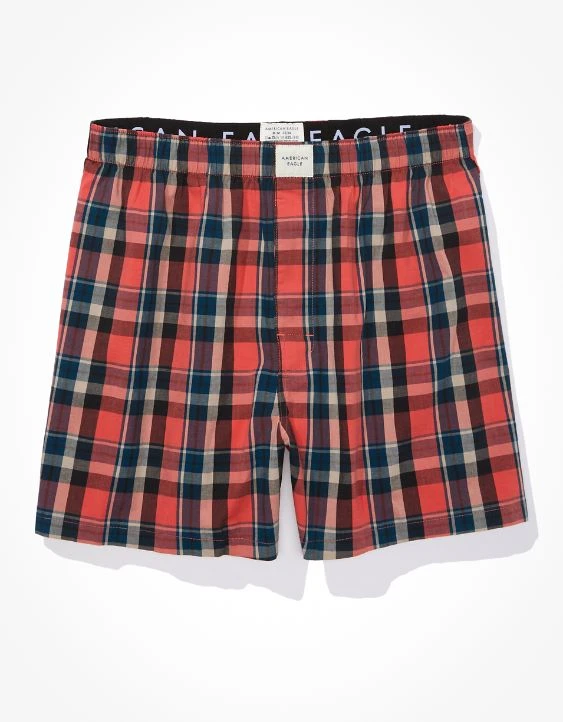 AEO Plaid Flannel Boxer Short - Image 3