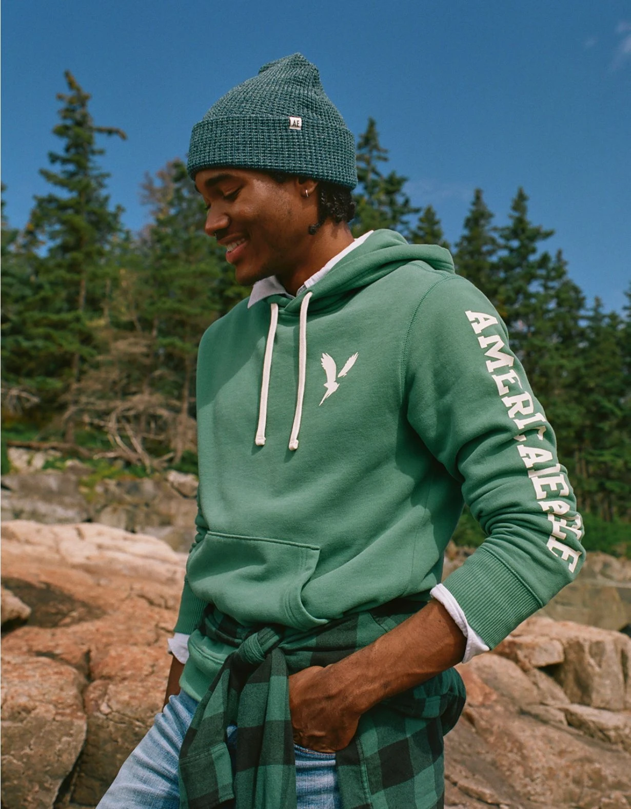 AEO Waffle Workwear Beanie - Image 2