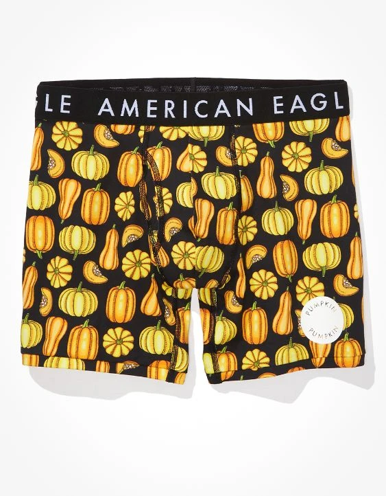 AEO Pumpkins Scratch + Sniff 6" Classic Boxer Brief - Image 3