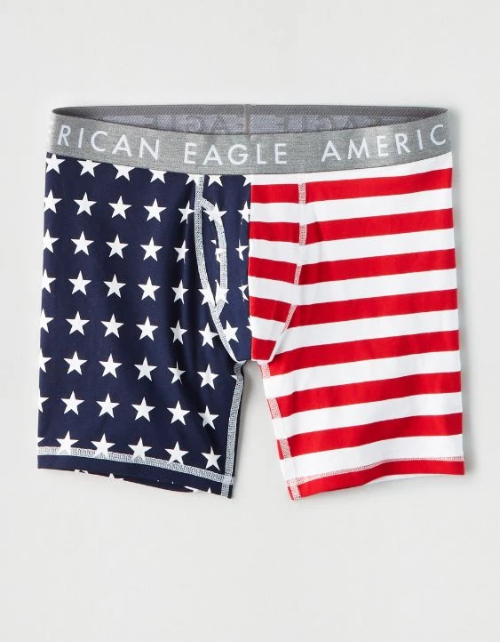 AEO Stars + Stripes 6" Boxer Brief - Image 3