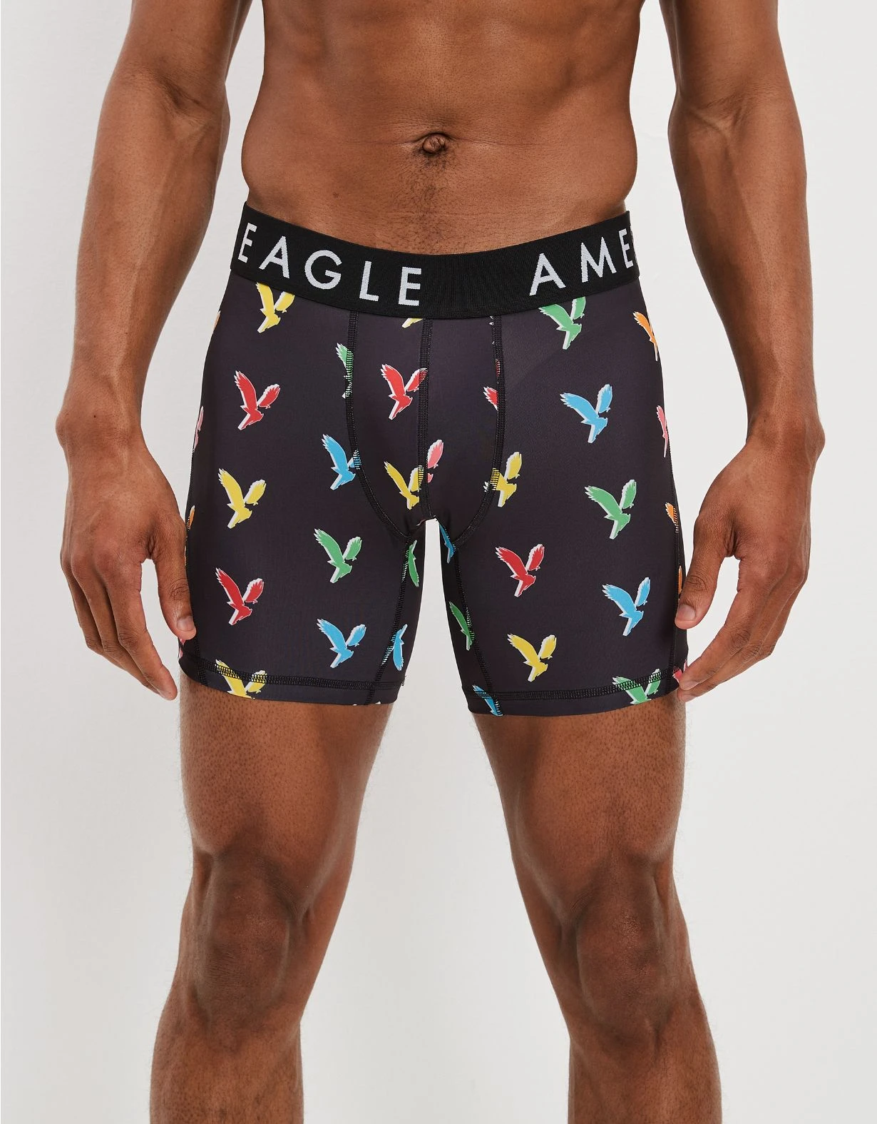 AEO Colorful Eagles 6" Flex Boxer Brief