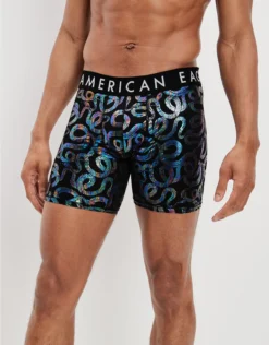 AEO Silver Snakes 6" Flex Boxer Brief