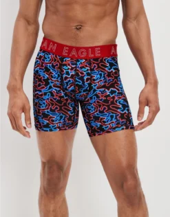 AEO Neon Camo 6" Flex Boxer Brief