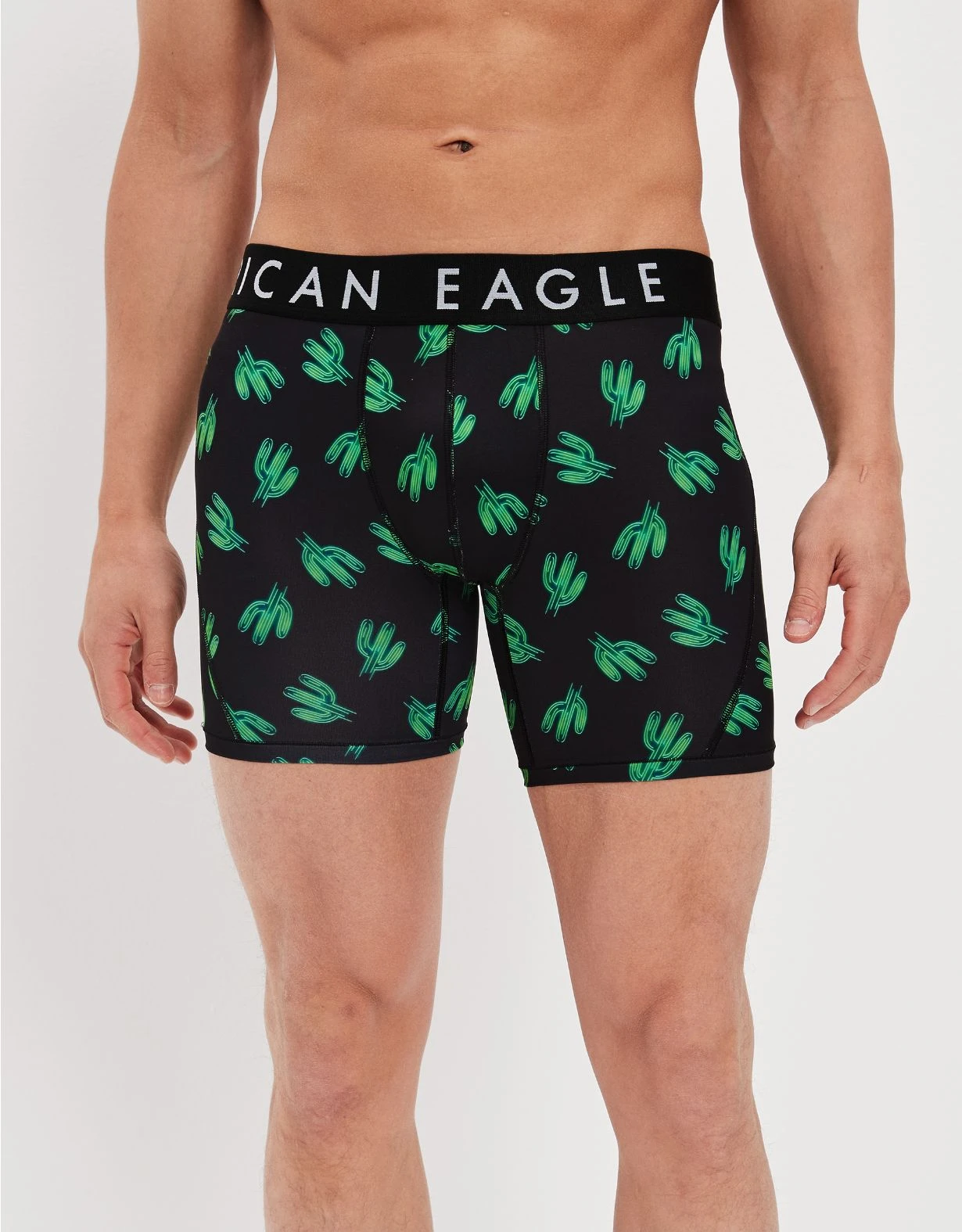 AEO Neon Cacti 6" Flex Boxer Brief
