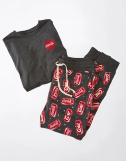 AE Coca Cola Fleece PJ Set