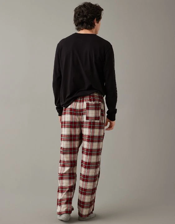AE Graphic Flannel PJ Pant - Image 3