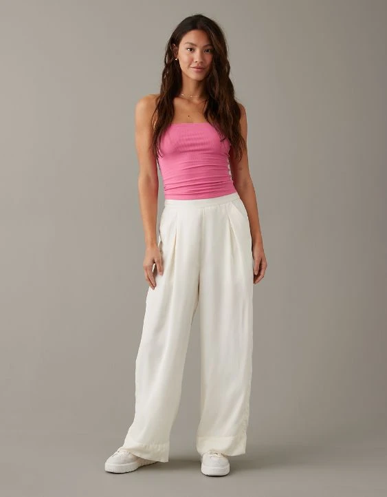 AE High-Waisted Pull-On Wide Leg Pant - Image 2