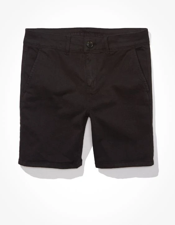 AE Stretch Khaki Skinny Bermuda Short - Image 3