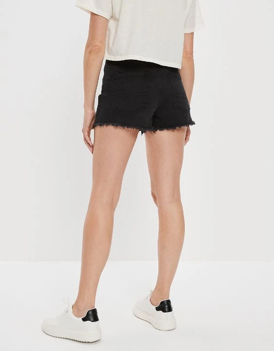 AE Stretch Denim Mom Shorts - Image 2