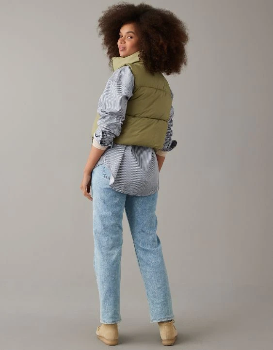 AE Cropped Puffer Vest - Image 2