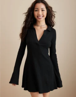 AE Collared Knit Mini Dress