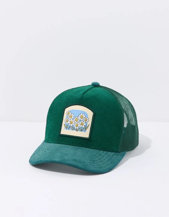 AE Corduroy Patch Trucker Hat - Image 2