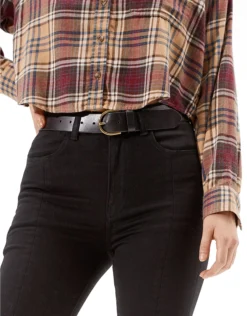AEO High-Waisted Leather Belt