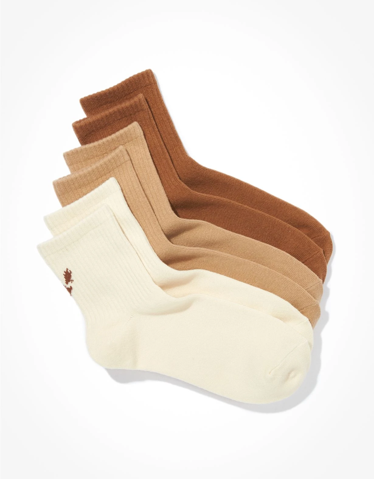 AE Logo Boyfriend Socks 3-Pack - Image 2