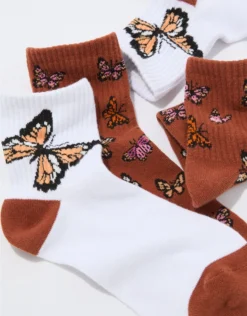 AE Butterfly Boyfriend Sock 2-Pack