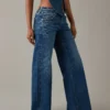 AE Stretch Low-Rise Baggy Wide-Leg Jean