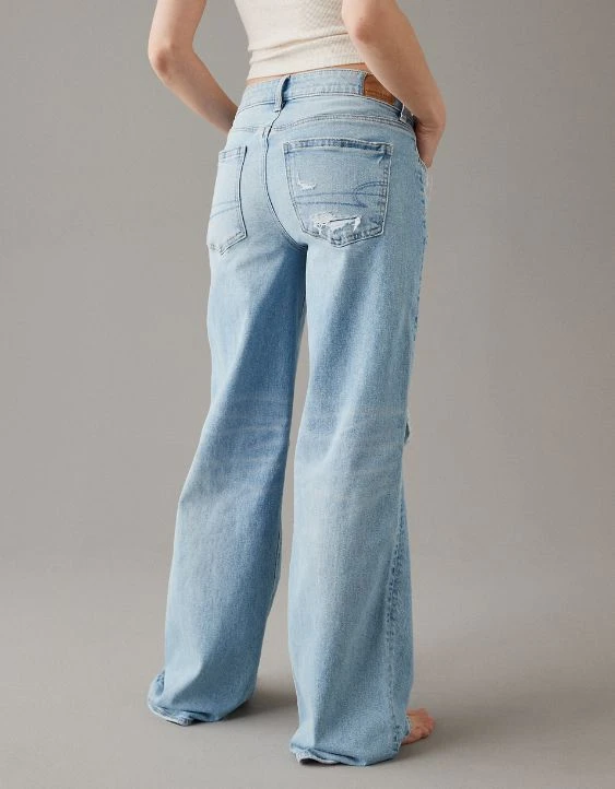 AE Strigid Low-Rise Baggy Wide-Leg Jean - Image 2