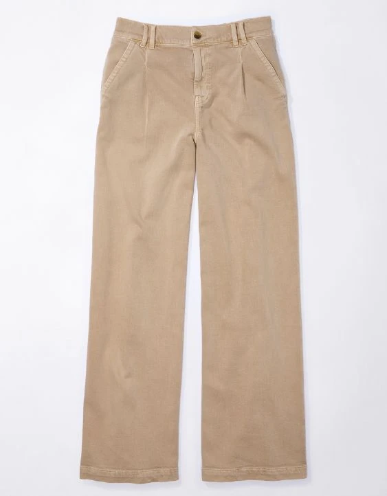 AE Stretch Super High-Waisted Baggy Wide-Leg Trouser - Image 3