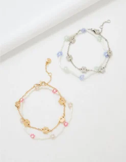 AE Blue & Green Friendship Bracelet 4-Pack