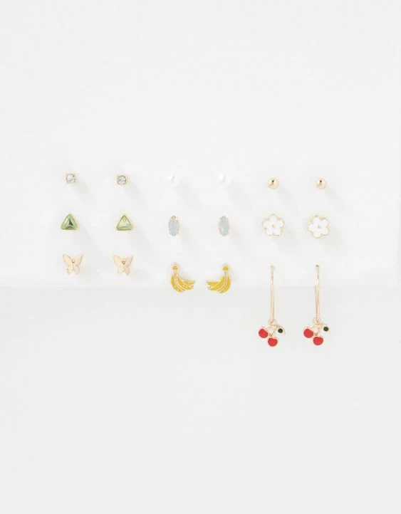 AEO Fruit Hoop + Stud Earring 18-Pack - Image 2