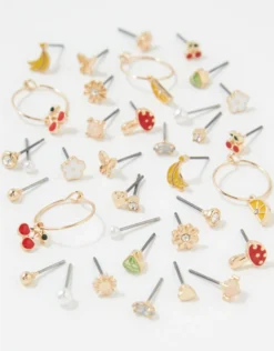 AEO Fruit Hoop + Stud Earring 18-Pack