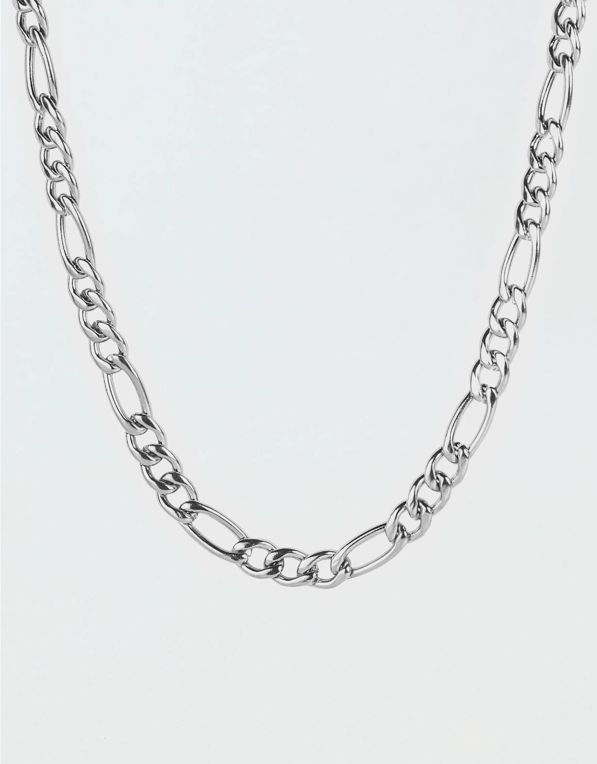 West Coast Jewelry Stainless Steel Figaro Chain Necklace