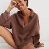 Aerie Quarter Snap Sweatshirt