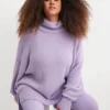 Aerie Buttercream Turtleneck Sweater