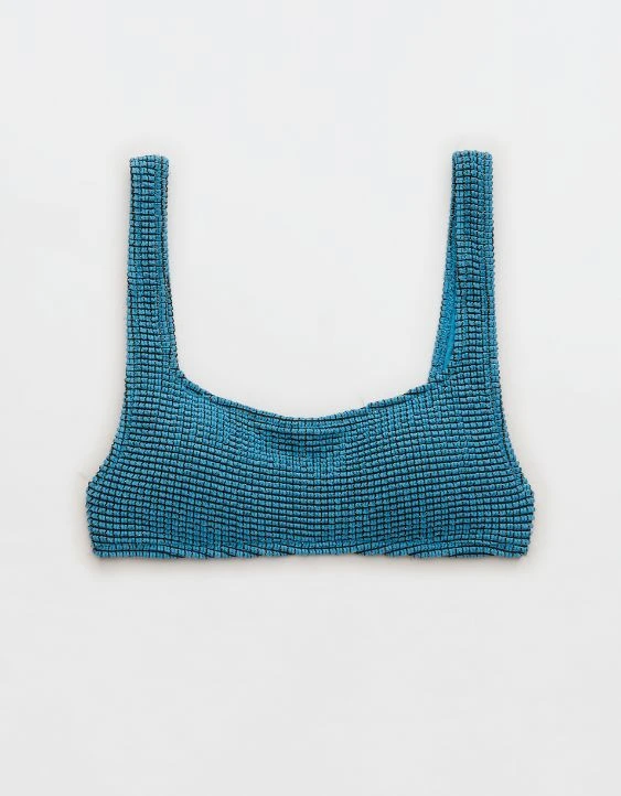 Aerie Lurex Crinkle Scoop Bikini Top - Image 3