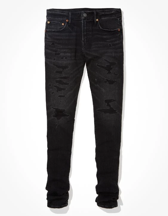AE AirFlex+ Patched Stacked Skinny Jean - Image 3