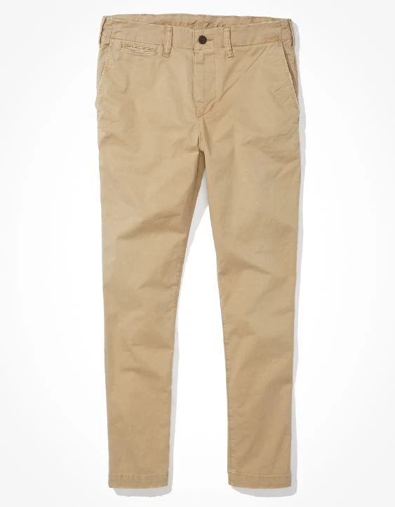 AE Flex Slim Lived-In Khaki Pant - Image 3