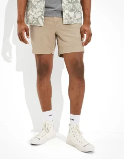 AE Flex 7" Lived-In Khaki Short