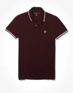 AE Slim Fit Tipped Pique Polo Shirt