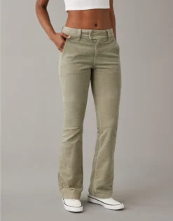 AE Stretch High-Waisted Kick Boot Corduroy Pant