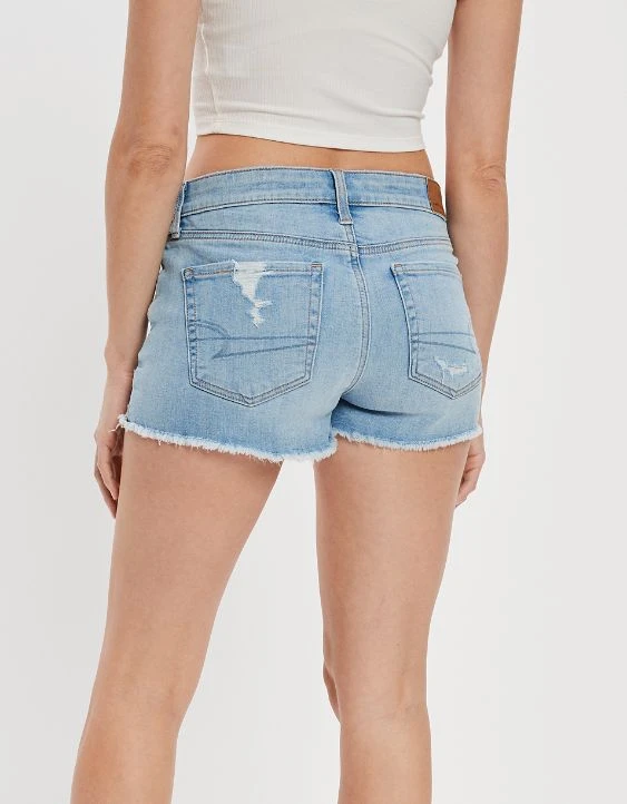 AE Ne(x)t Level Low-Rise Denim Short Short - Image 2