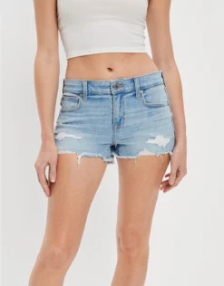 AE Ne(x)t Level Low-Rise Denim Short Short