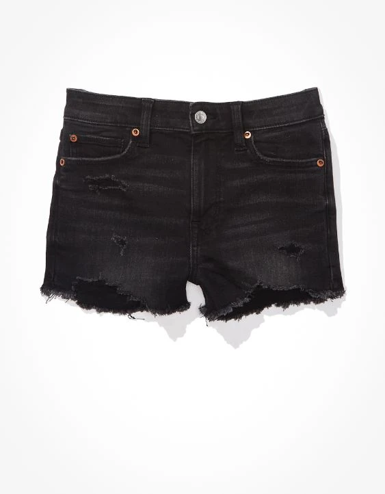 AE Ne(x)t Level High-Waisted Denim Short Short - Image 3