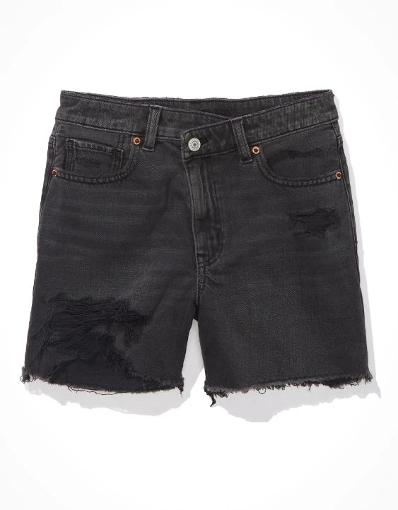AE Denim Highest Waist Baggy Short - Image 3