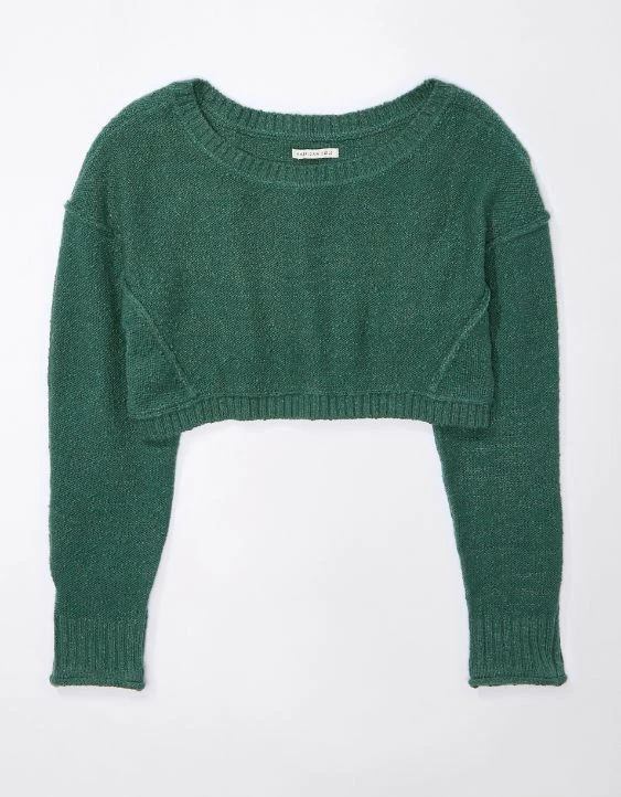 AE Slouchy Cropped Sweater - Image 3