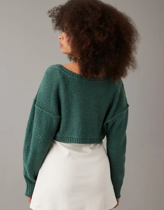 AE Slouchy Cropped Sweater - Image 2