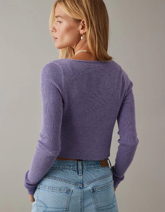 AE Cropped Cardigan - Image 2