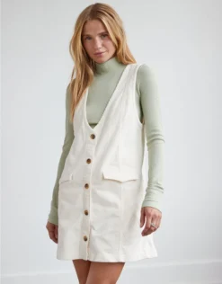 AE Corduroy Pinafore Dress