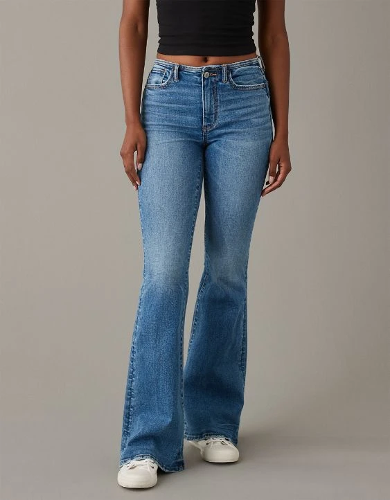 AE Stretch Low-Rise Flare Jean - Image 2