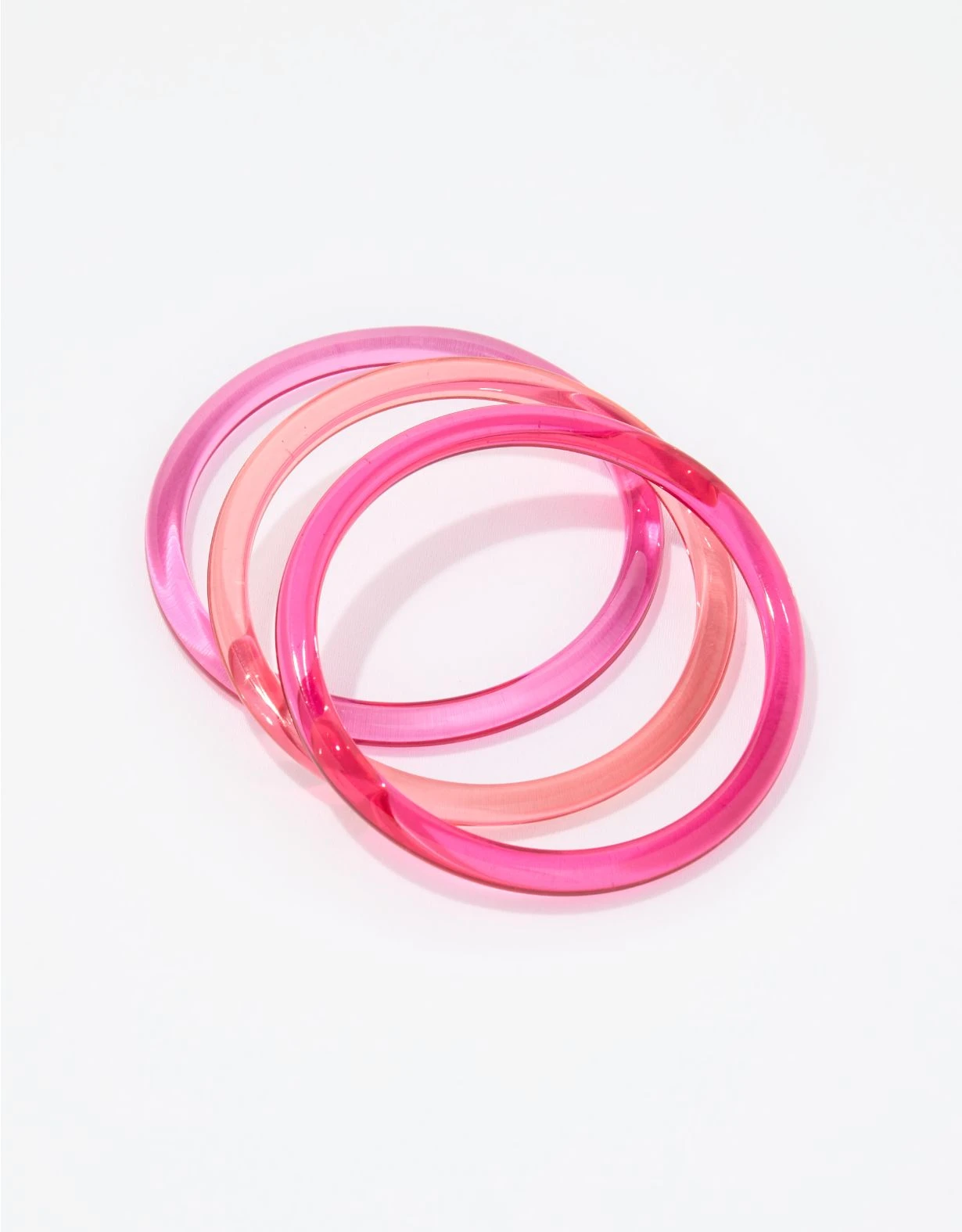 Aerie Neon Clear Bangles