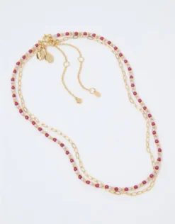 Aerie Iridescent Bead Necklace Pack