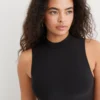 Aerie SMOOTHEZ Mock Neck Bodysuit